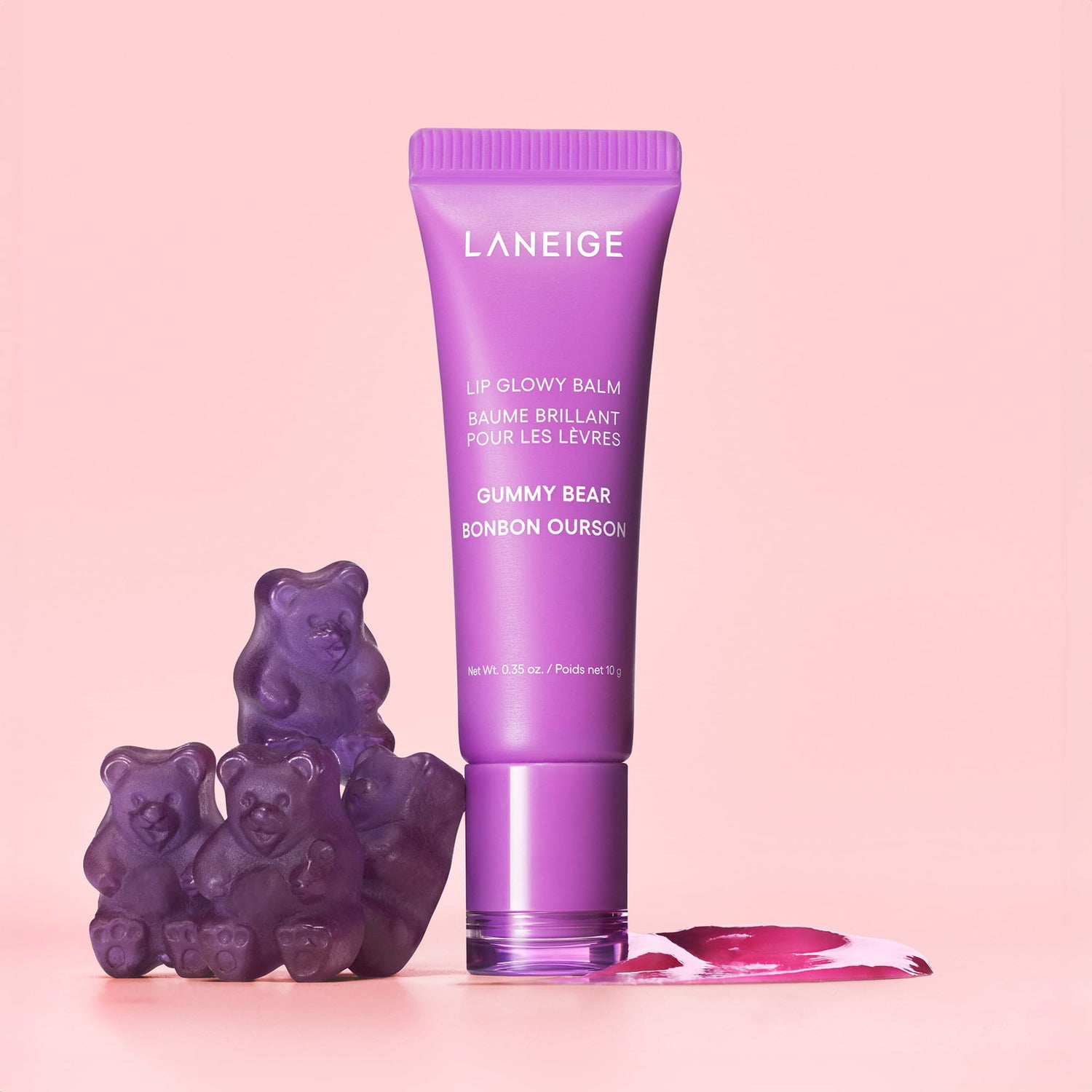 LANEIGE Lip Glowy Balm Hydrate, Glossy, Lightweight, Moisturize &amp; Tint with Shea Butter