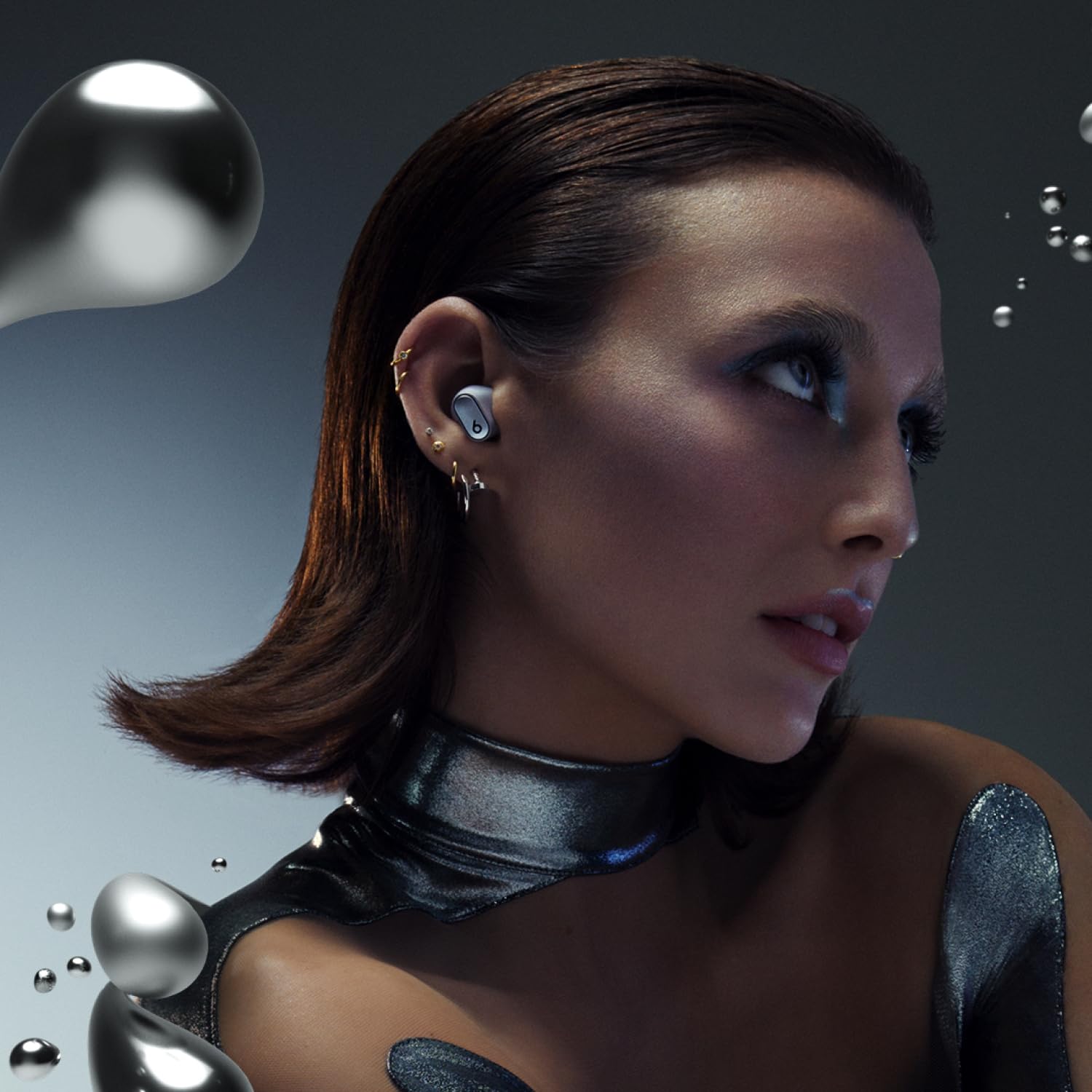 Beats Studio Buds + | True Wireless Noise Cancelling Earbuds, Enhanced Apple &amp; Android Compatibility, Built-in Microphone, Sweat Resistant Bluetooth Headphones, Spatial Audio - Ivory