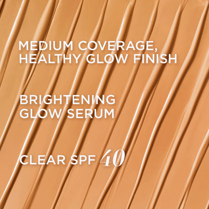 IT Cosmetics CC+ Nude Glow Lightweight Foundation + Glow Serum with SPF 40 - With Niacinamide, Hyaluronic Acid &amp; Green Tea Extract - 1.08 fl oz