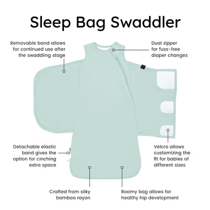 KYTE BABY Unisex Rayon Made from Bamboo Sleep Bag Swaddler for Babies, 1.0 Tog