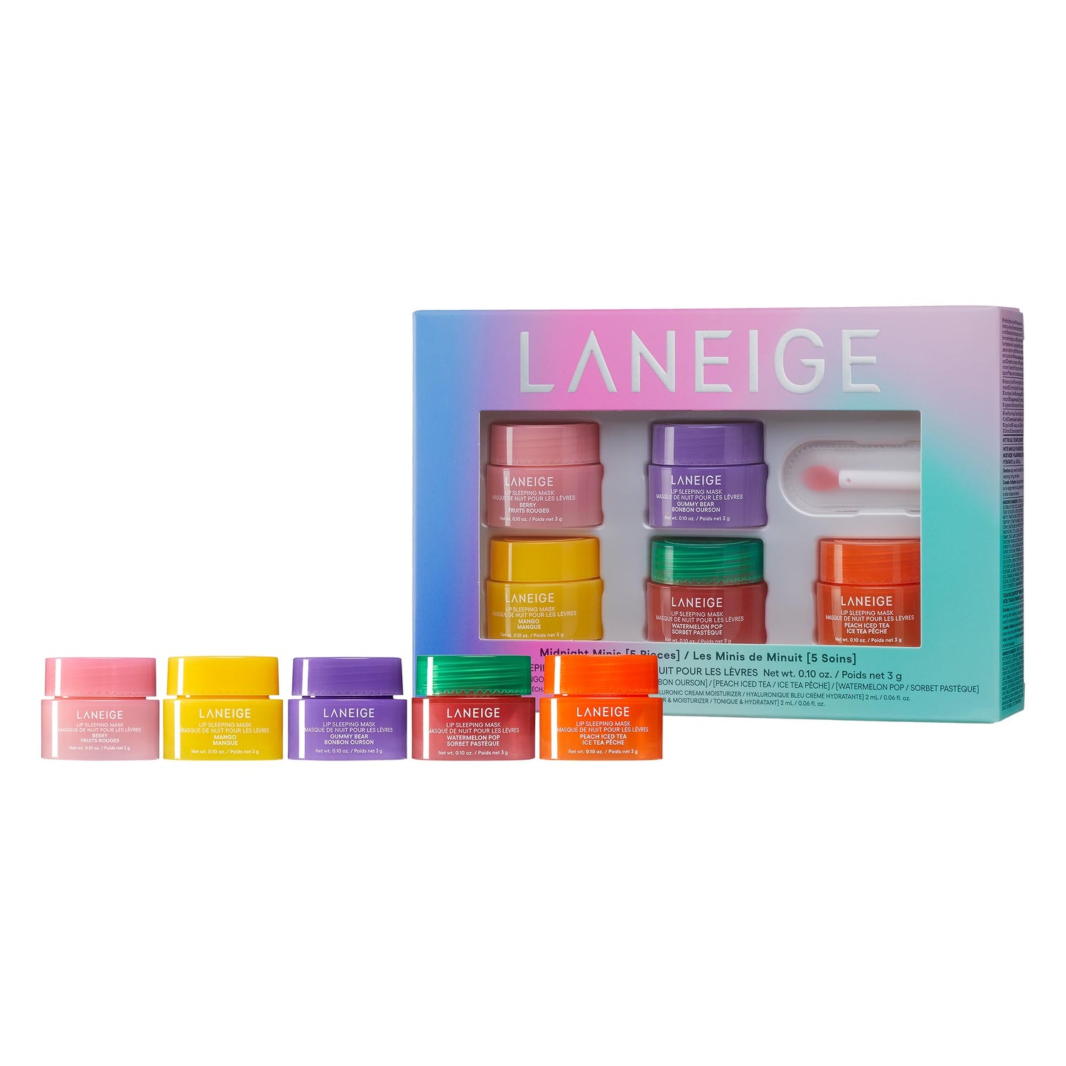 LANEIGE Lip Sleeping Mask: Nourish, Hydrate, Vitamin C, Murumuru &amp; Shea Butter, Antioxidants, Flaky, Dry Lips
