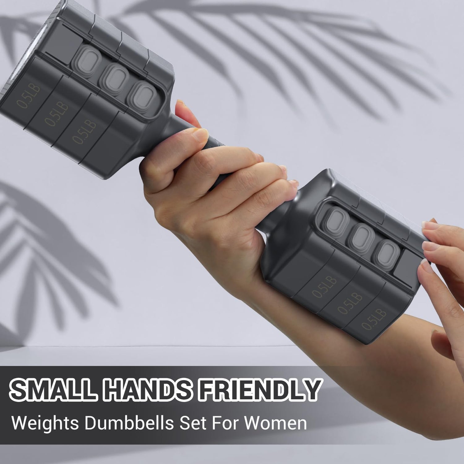 Adjustable Dumbbells Hand Weights Set: Sportneer 4 In 1 Weight Each 2lb 3lb 4lb 5lb Free Weights Dumbbells Set for Women Fast Adjust Dumbbell Set for Men Home Gym Workout Strength Training Exercise