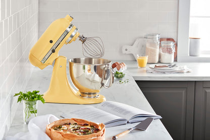 KitchenAid Artisan Series 5-Quart Tilt-Head Stand Mixer, Almond Cream, KSM150PSAC
