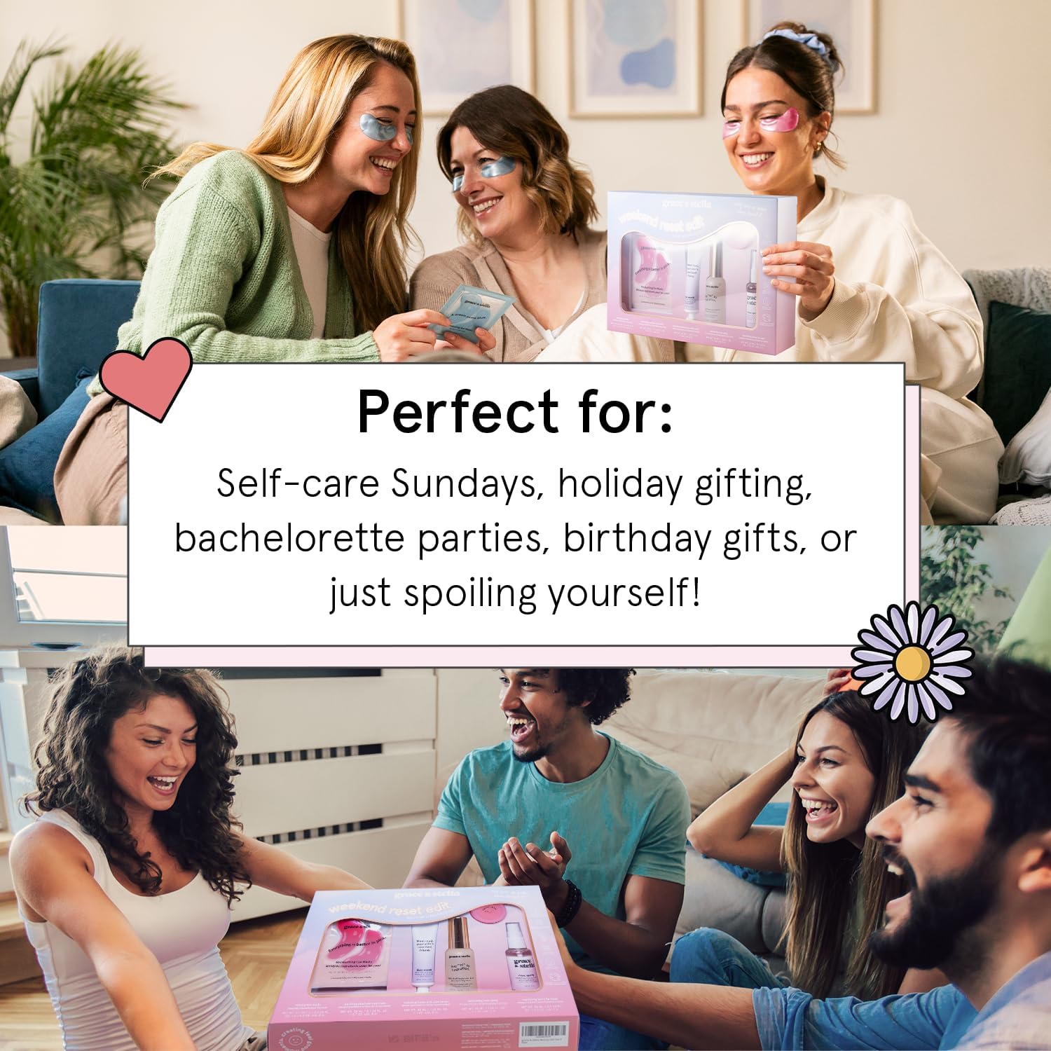 grace &amp; stella Award Winning Weekend Reset Gift Set for Women