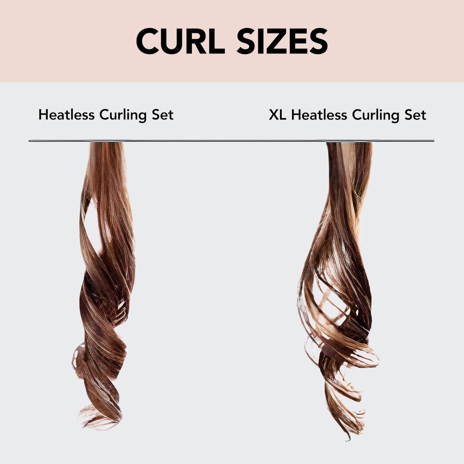 Kitsch Satin Heatless Curling Set for No-Heat Soft Curls | Overnight Hair Curlers &amp; Curling Rod Headband, Frizz-Free Styling | Gentle Rollers for All Hair Types - 1 Pack (Charcoal)