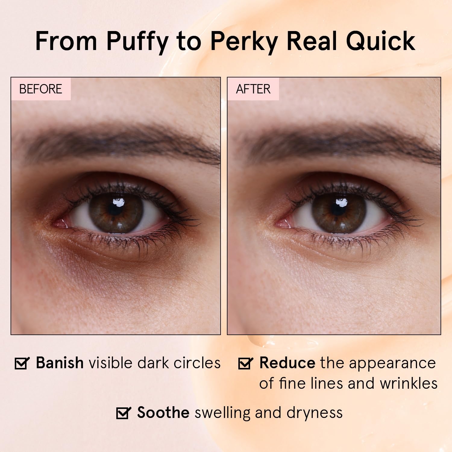 grace &amp; stella Under Eye Cream for Dark Circles - Caffeine Eye Cream Anti Aging - Eye Cream for Wrinkles - Brightening Eye Cream