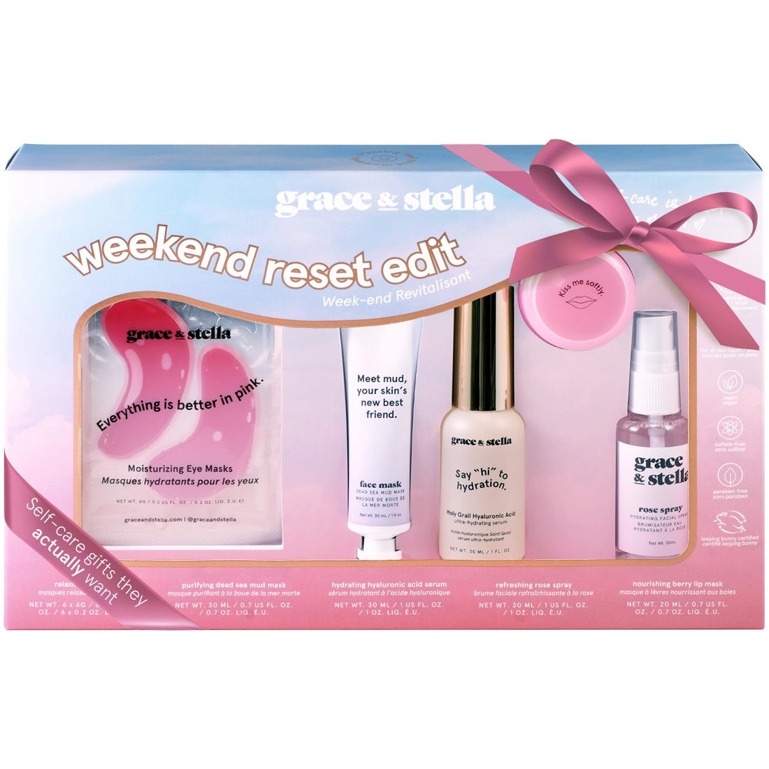 grace &amp; stella Award Winning Weekend Reset Gift Set for Women