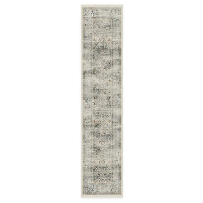 RUGGABLE – Sarrah Blue Quartz – Machine Washable Runner Rug – Pet &amp; Child Friendly – Stain &amp; Water Resistant – Non-Slip – 2.5&