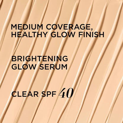 IT Cosmetics CC+ Nude Glow Lightweight Foundation + Glow Serum with SPF 40 - With Niacinamide, Hyaluronic Acid &amp; Green Tea Extract - 1.08 fl oz