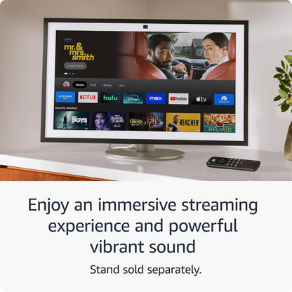 All-new Amazon Echo Show 15 | A stunning HD 15.6&quot; smart kitchen TV for home organization with Alexa