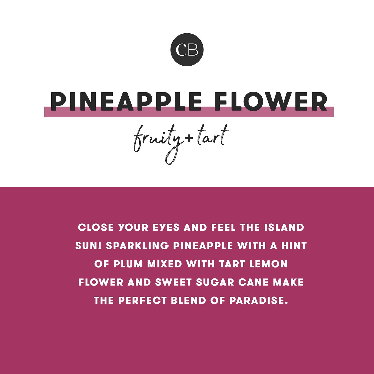 Capri Blue Pineapple Flower Candle - Dual Tone Signature Jar Candle - Luxury Aromatherapy Soy Candle - Fresh Scented Candle (19 Oz)