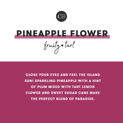 Capri Blue Pineapple Flower Candle - Dual Tone Signature Jar Candle - Luxury Aromatherapy Soy Candle - Fresh Scented Candle (19 Oz)