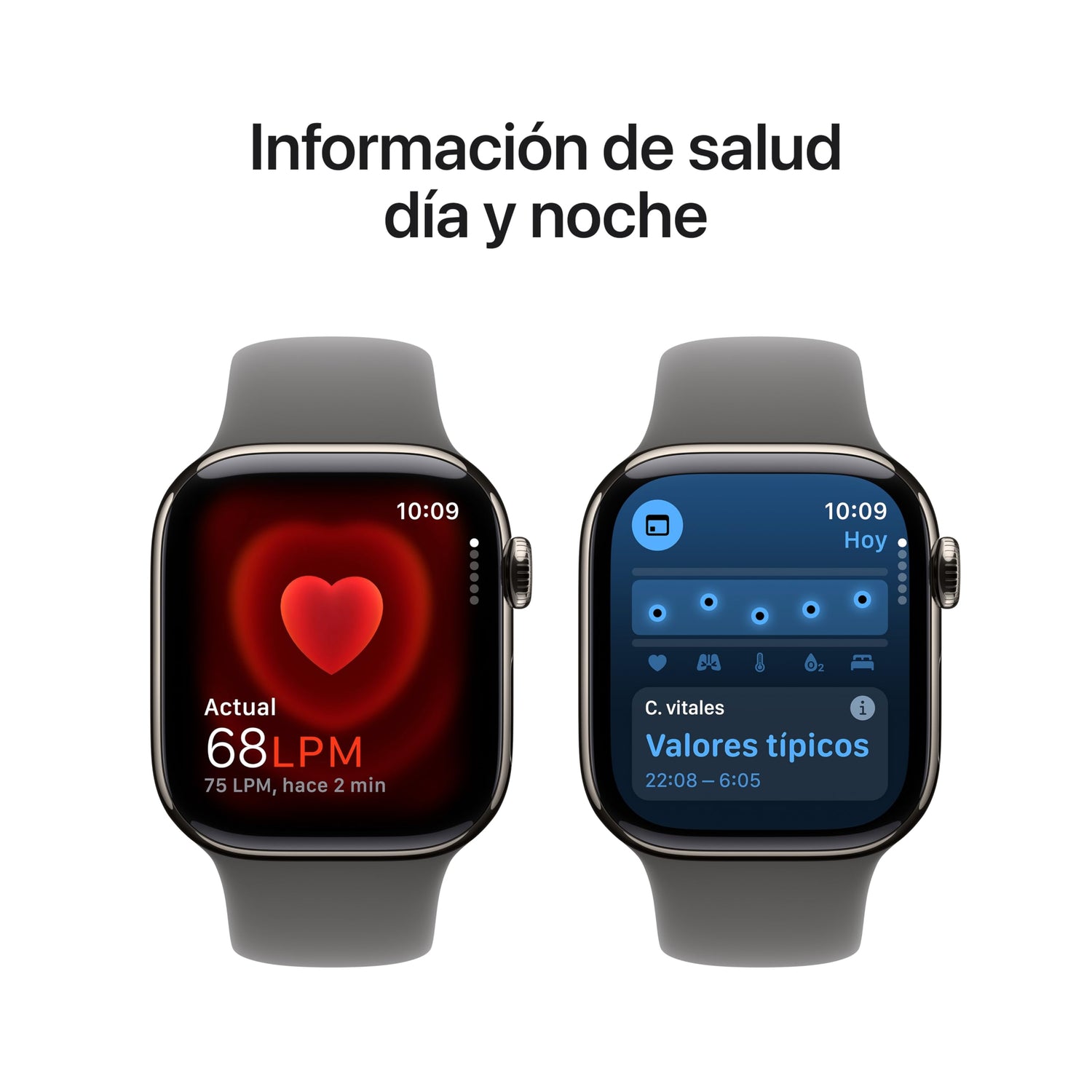 Apple Watch Series 10 [GPS 46mm] Smartwatch with Jet Black Aluminium Case with Black Sport Band. Fitness Tracker, ECG App, Always-On Retina Display, Water-Resistant