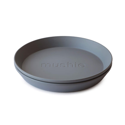 mushie Flatware Fork and Spoon Set for Kids | Made in Denmark (Sage)