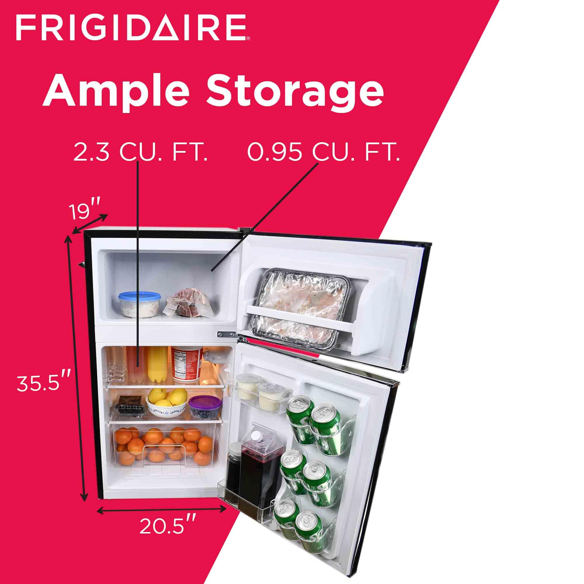 Frigidaire EFR840-BLACK-COM Compact Refrigerator, 3.1, Black
