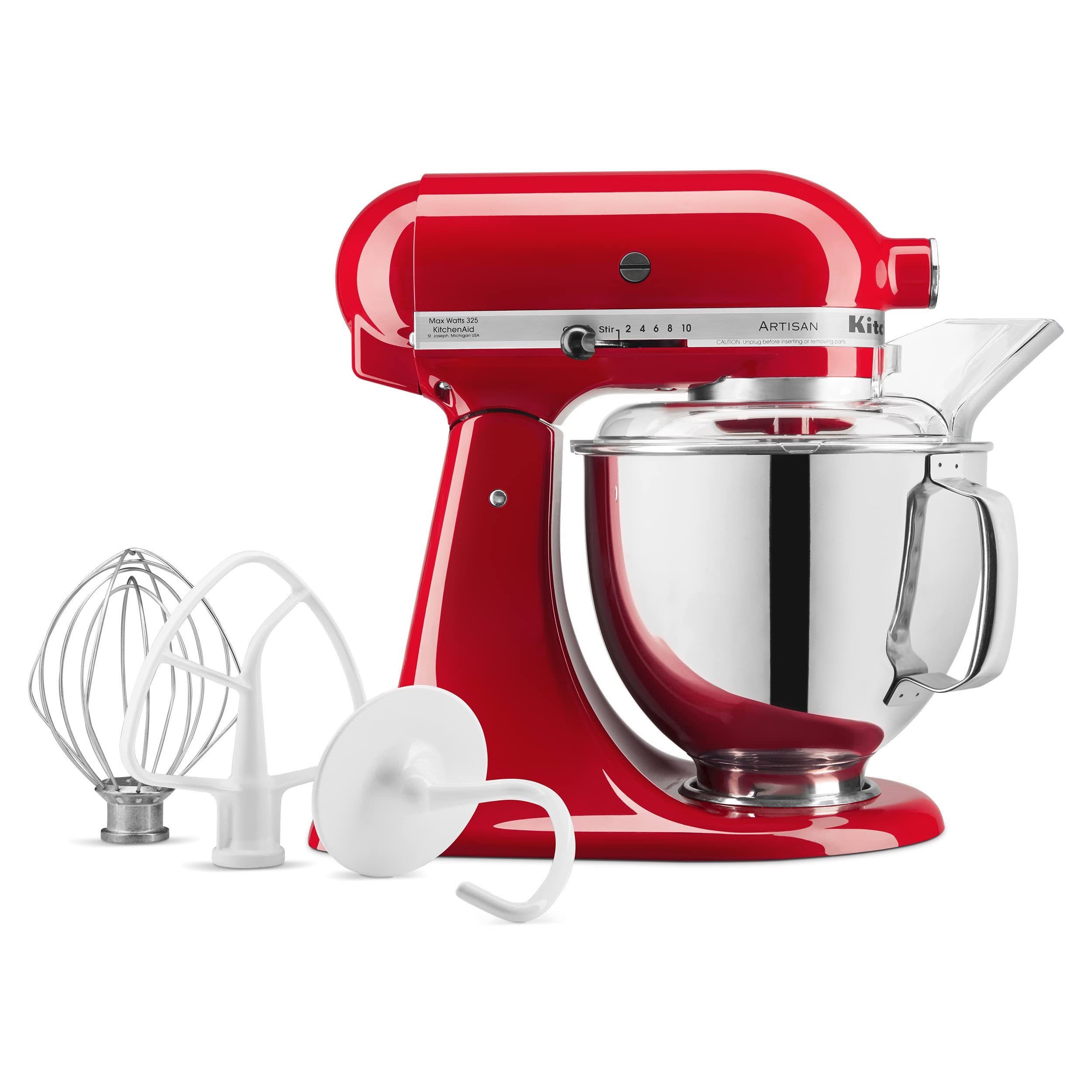 KitchenAid Artisan Series 5-Quart Tilt-Head Stand Mixer, Almond Cream, KSM150PSAC