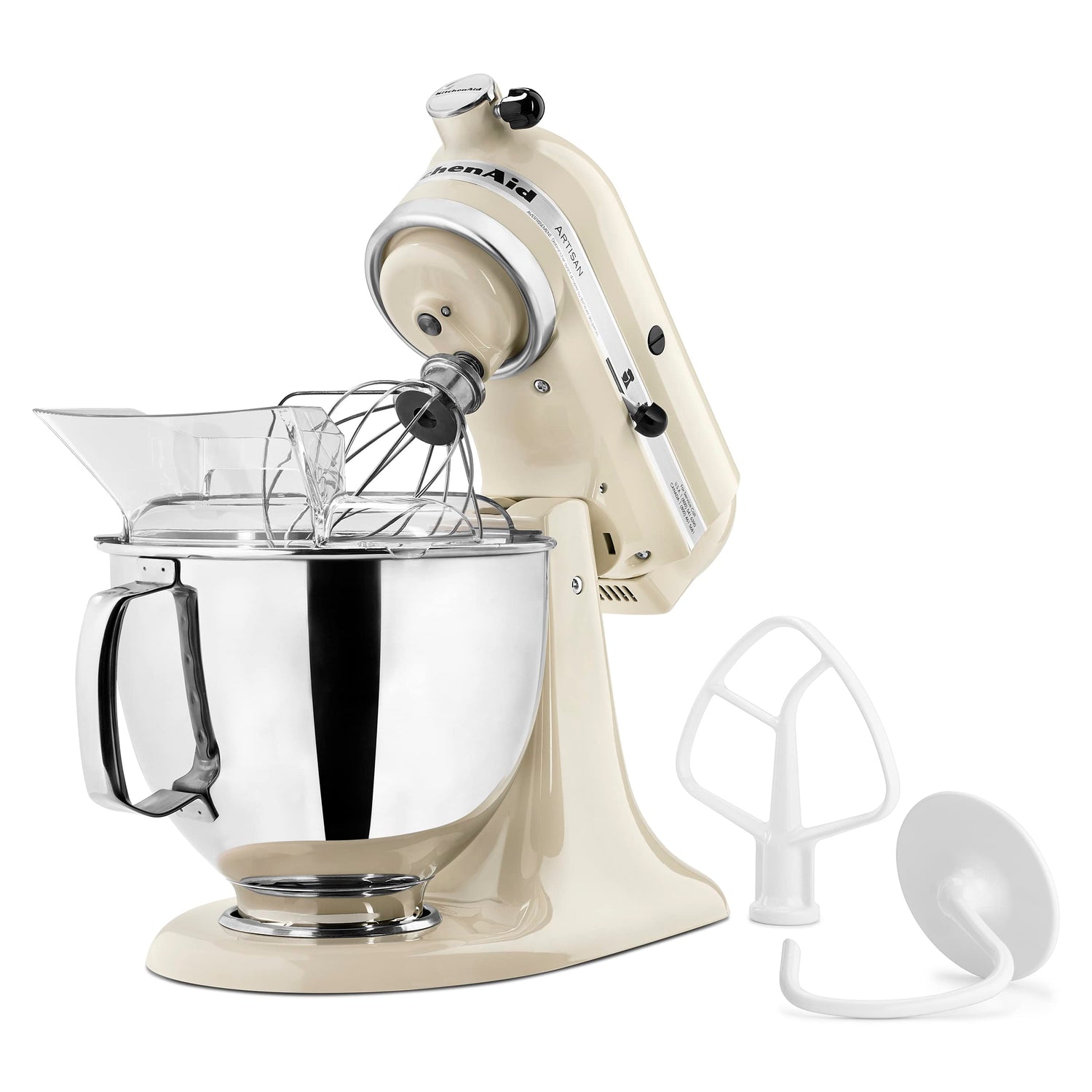 KitchenAid Artisan Series 5-Quart Tilt-Head Stand Mixer, Almond Cream, KSM150PSAC