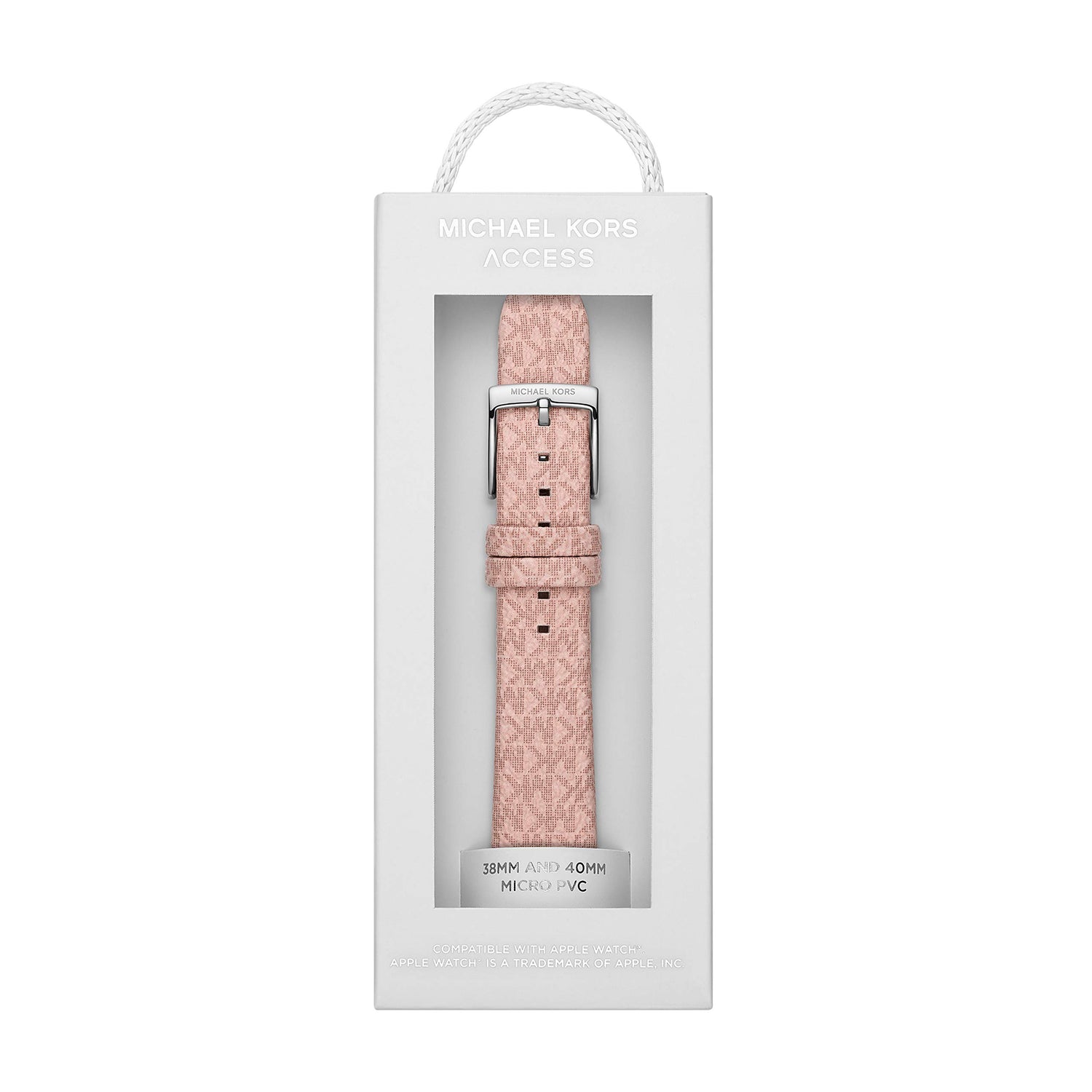 Michael Kors Band for Apple Watch; Silicone or Leather Smart Watch Bands for Women; Compatible with Apple Watch 38mm, 40mm, 41mm