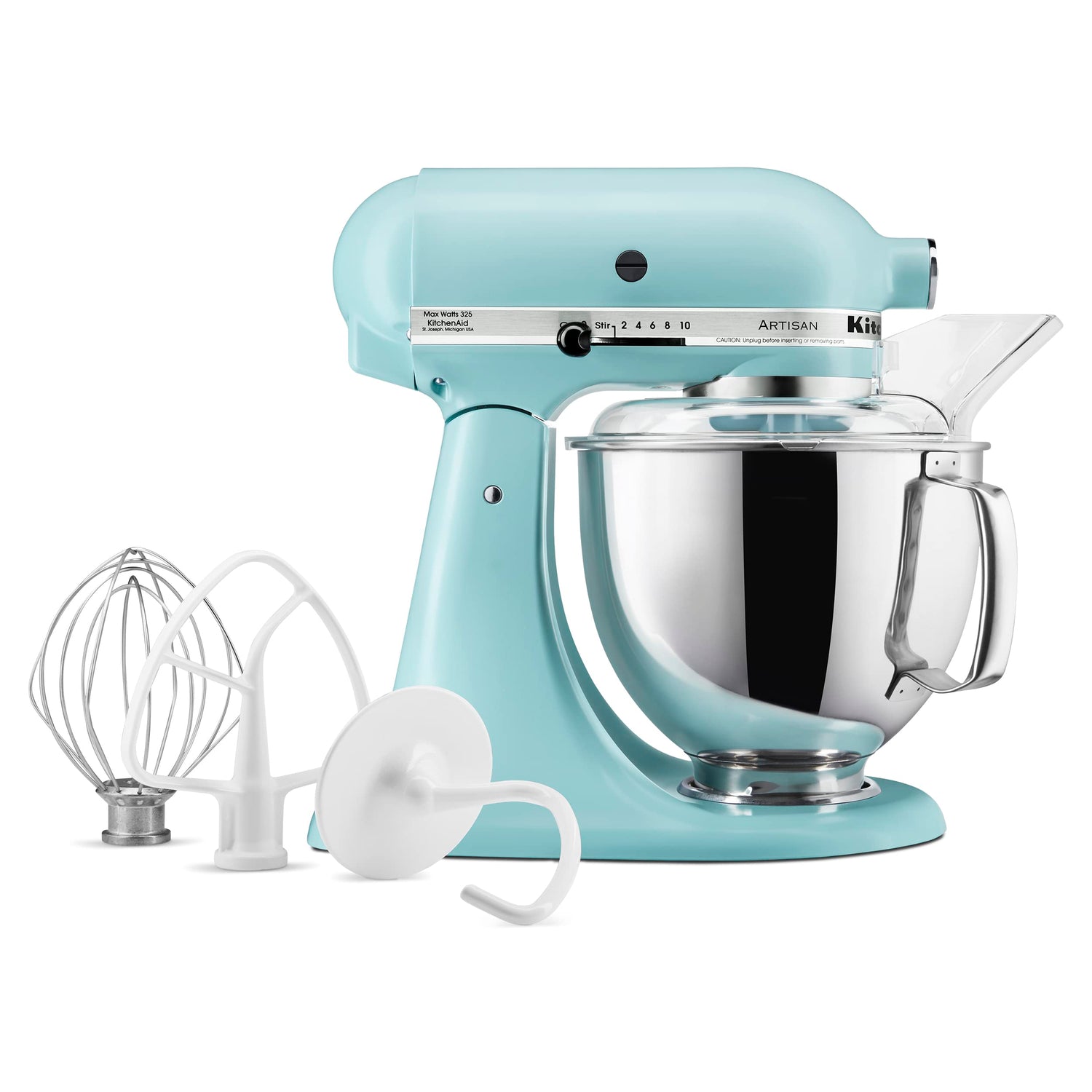 KitchenAid Artisan Series 5-Quart Tilt-Head Stand Mixer, Almond Cream, KSM150PSAC