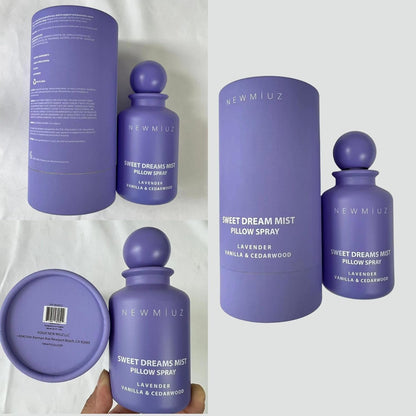 Sweet Dreams Sleep Pillow Spray Lavender Vanilla Cedarwood Essential Oils Fast Acting Aromatherapy Mist for Restful Sleep Relaxation Calming Stress Relief Bedtime &amp; Shower Spray Luxury Self care Gift