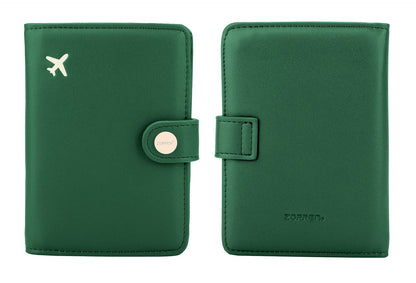 Zoppen RFID Blocking Travel Passport Holder Cadanian Passport Cover Slim Id Card Case (