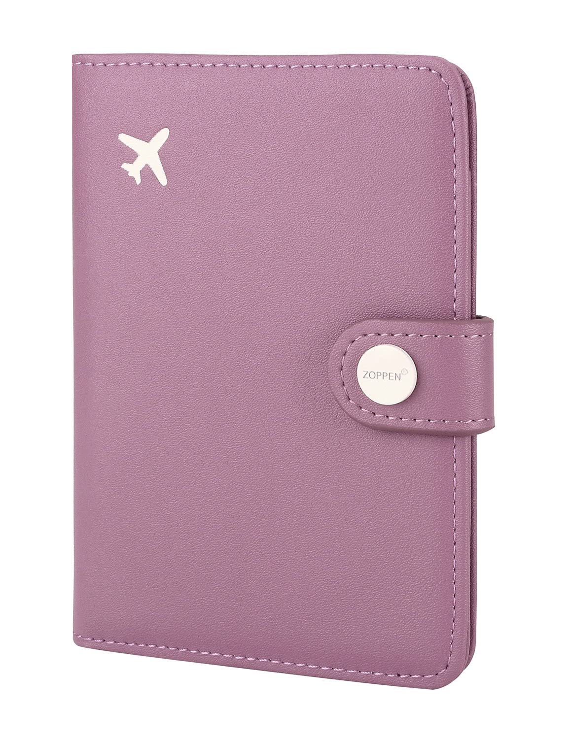 Zoppen RFID Blocking Travel Passport Holder Cadanian Passport Cover Slim Id Card Case (