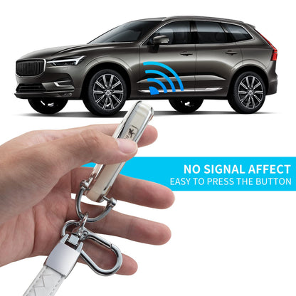 Compatible with VW Volkswagen Key Fob Cover with Leather Lanyard, Car Key Case Shell Protection for Volkswagen Tiguan Atlas Jetta Passat Golf Alltrack Smart Remote Control,Green