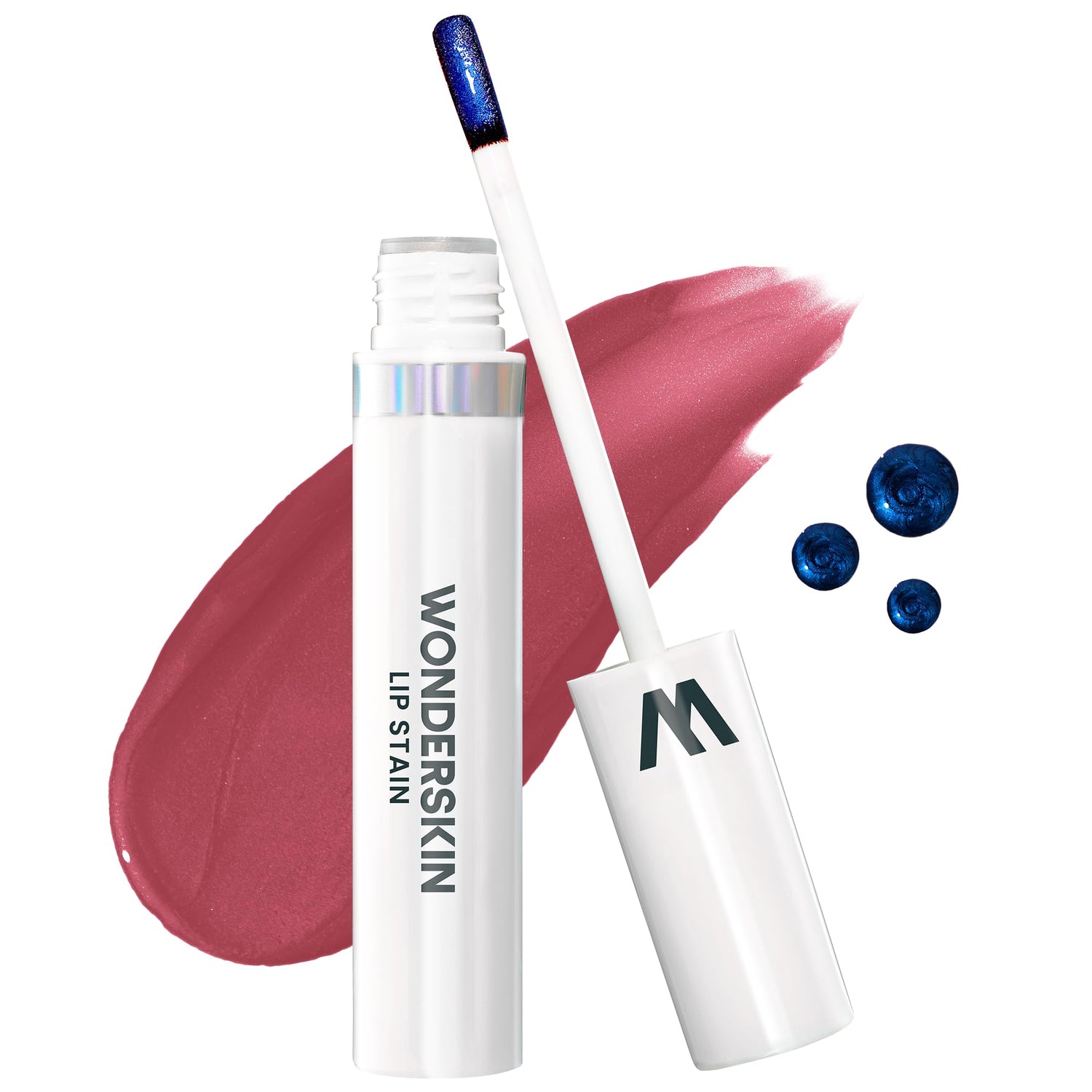 Wonderskin Wonder Blading Lip Stain Masque, Waterproof Nude Lip Stain, Long Lasting Lip Makeup, Transfer Proof Lip TInt, Pink Lip Makeup (XOXO Masque)