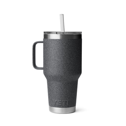 YETI Rambler Tumbler with Handle and Straw Lid, Vacuum Insulated Travel Mug, Stainless Steel