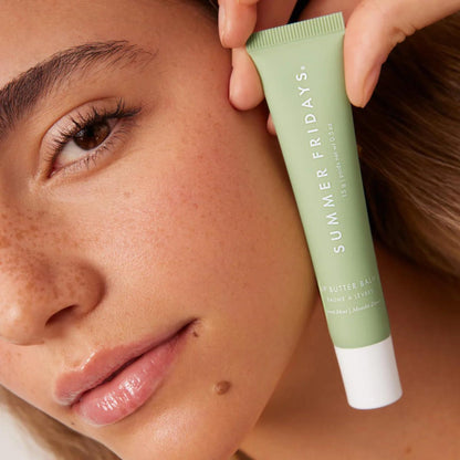 Summer Fridays Lip Butter Balm - Conditioning Lip Mask and Lip Balm for Instant Moisture, Shine and Hydration - Sheer-Tinted, Soothing Lip Care - Vanilla Beige (.5 Oz)