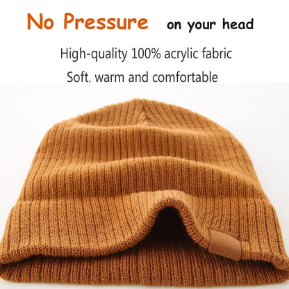 LMLALML Beanie for Toddler Boys Elegant Baby Beanie Knit Winter Hat for Kids