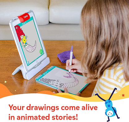 Osmo - Super Studio Disney Princess Starter Kit for iPad - Ages 5-11 - Drawing Activities - (Osmo iPad Base Included)