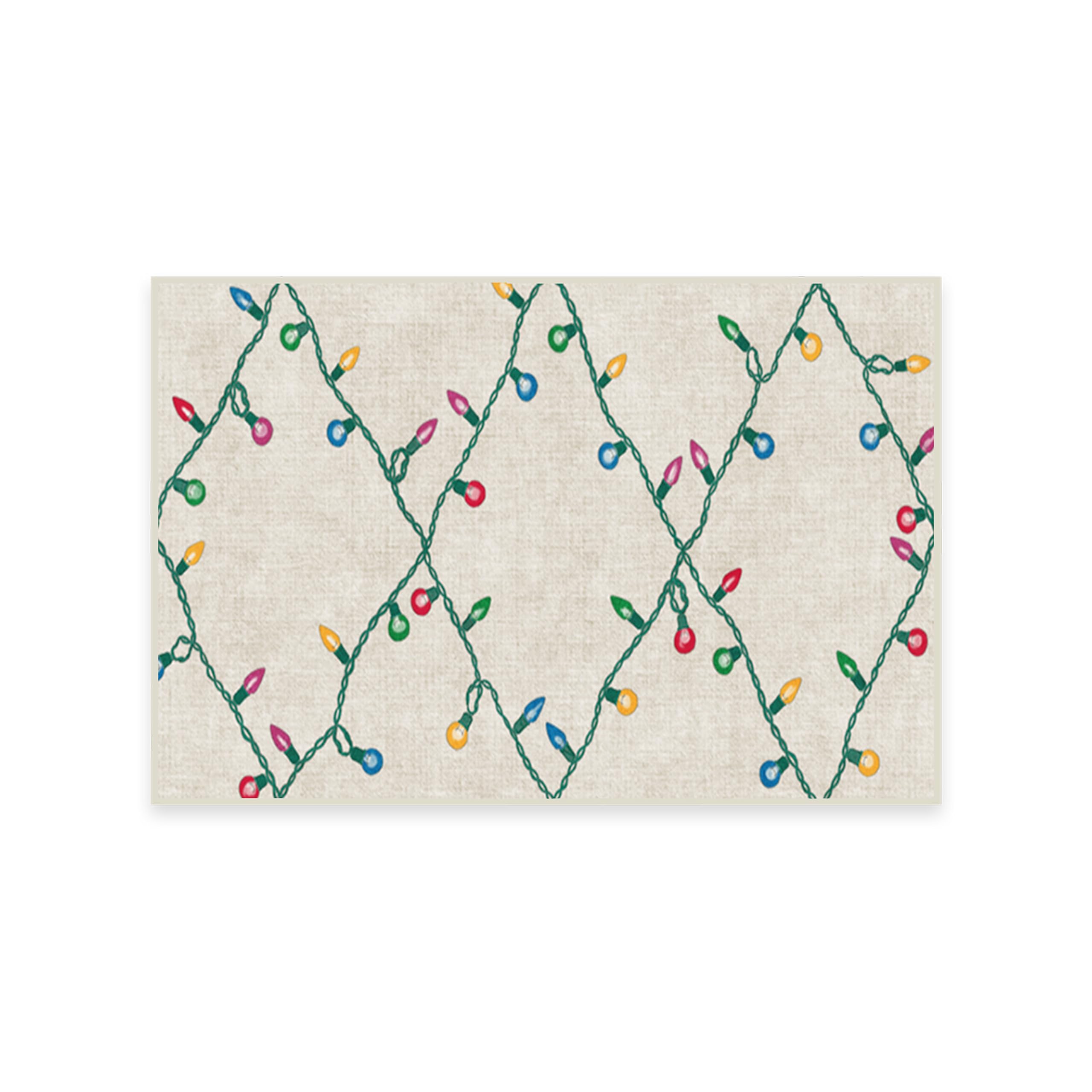 RUGGABLE Winter Plaid Washable Rug - Perfect Holiday Area Rug for Living Room Bedroom Kitchen - Pet &amp; Child Friendly - Stain &amp; Water Resistant - Dress Stewart Tartan Plaid 3&