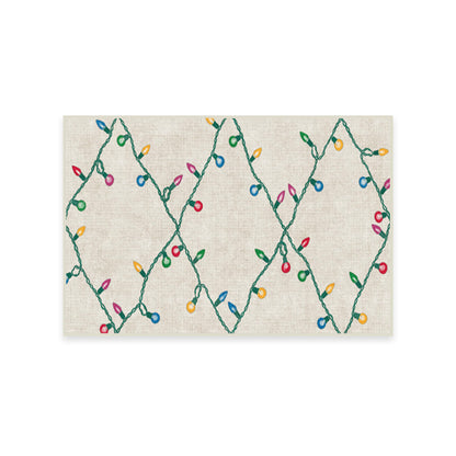 RUGGABLE Winter Plaid Washable Rug - Perfect Holiday Area Rug for Living Room Bedroom Kitchen - Pet &amp; Child Friendly - Stain &amp; Water Resistant - Dress Stewart Tartan Plaid 3&