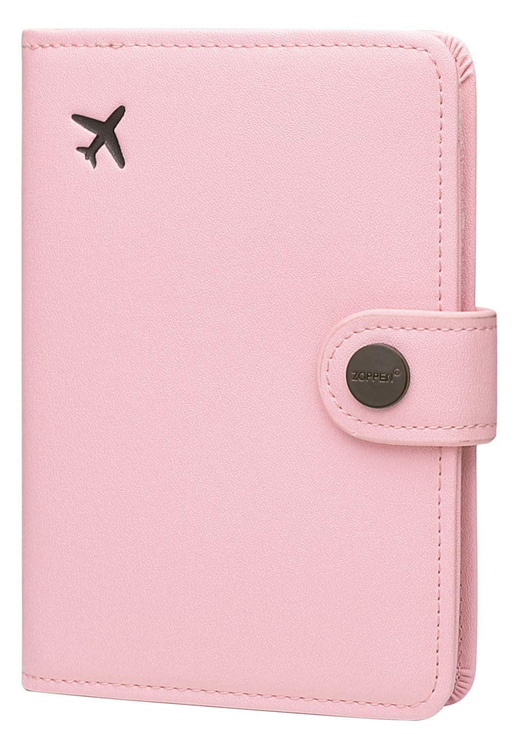 Zoppen RFID Blocking Travel Passport Holder Cadanian Passport Cover Slim Id Card Case (