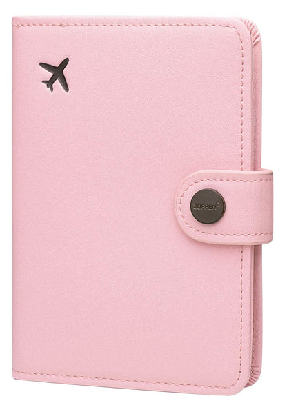Zoppen RFID Blocking Travel Passport Holder Cadanian Passport Cover Slim Id Card Case (