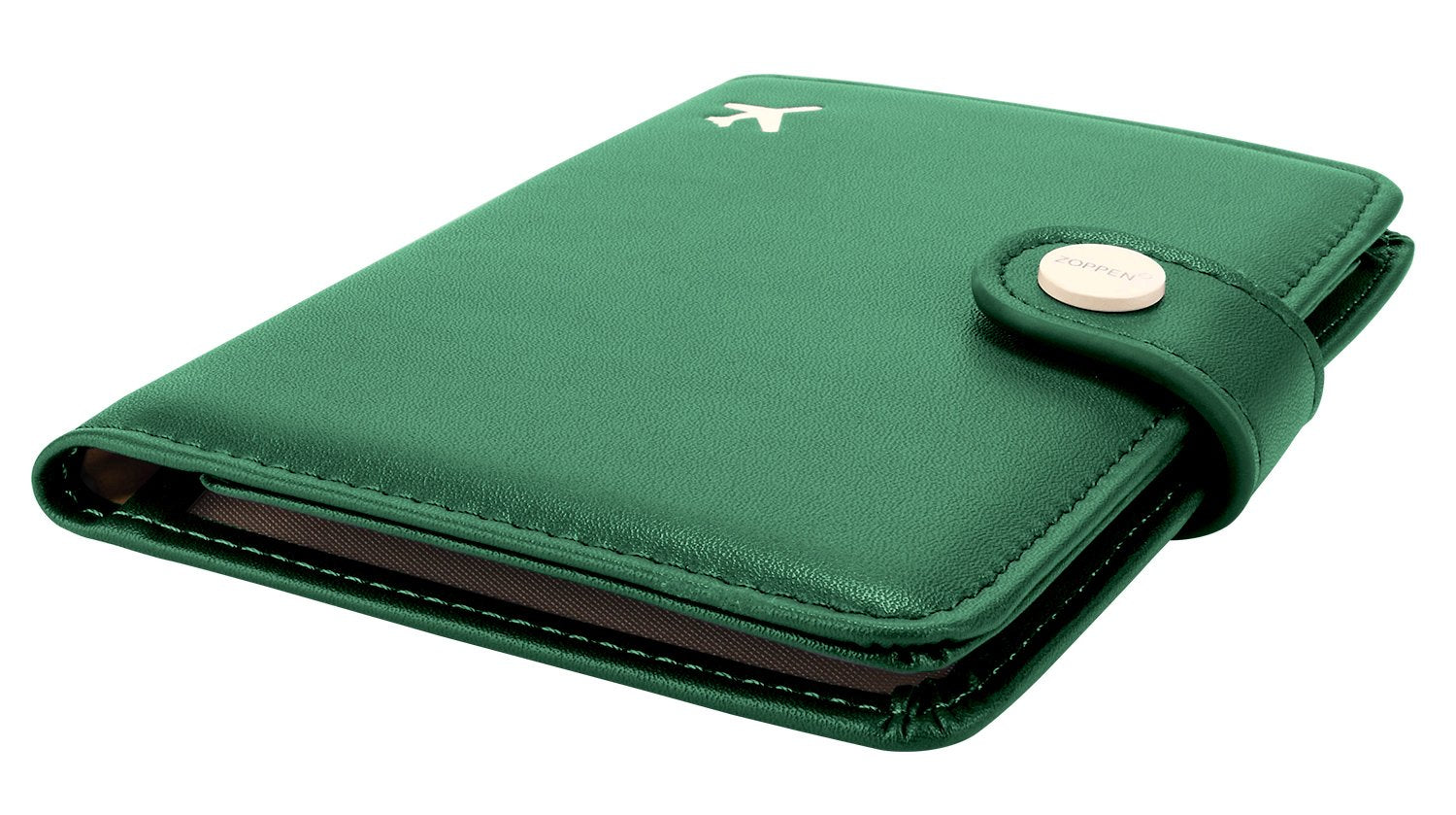 Zoppen RFID Blocking Travel Passport Holder Cadanian Passport Cover Slim Id Card Case (