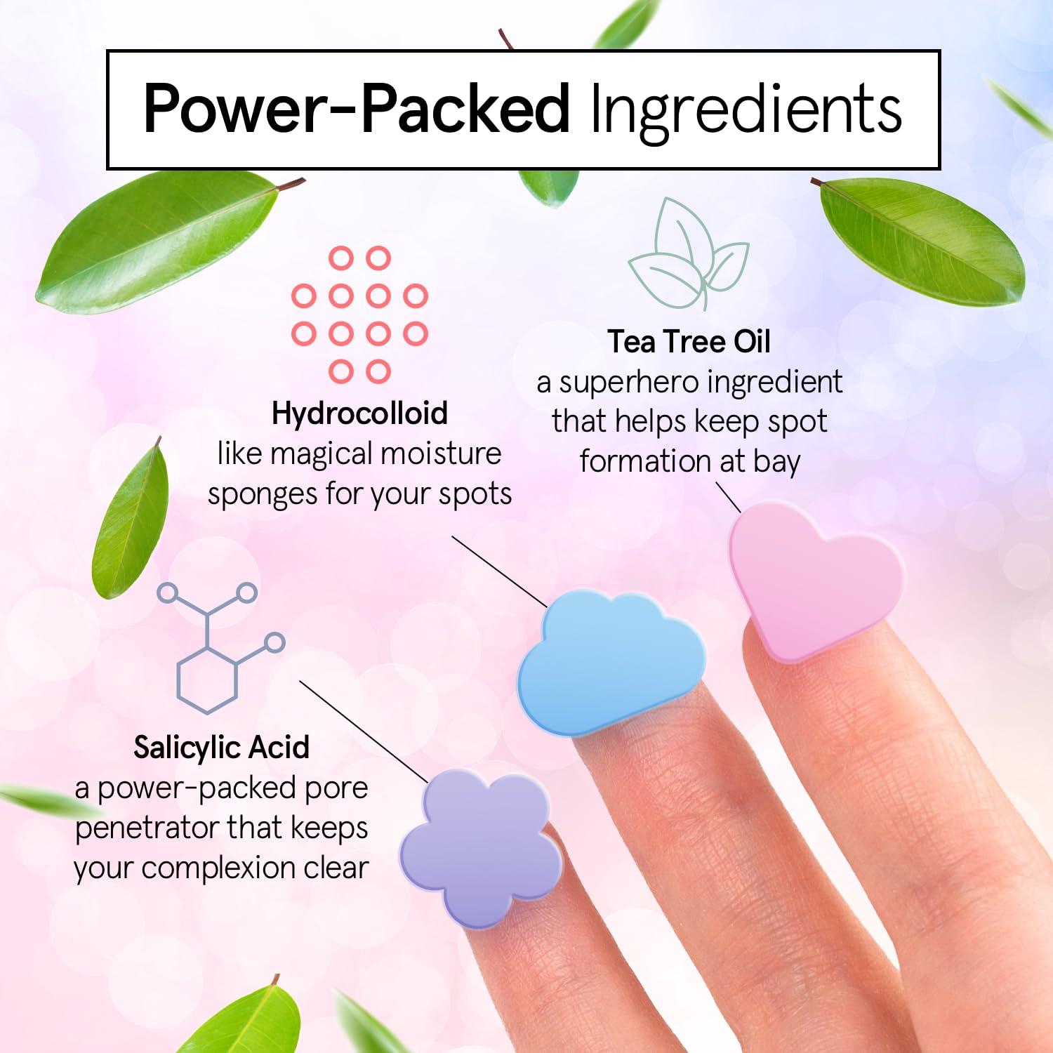 grace &amp; stella Pimple Patches For Face (Round, 36 Count) - Hydrocolloid Acne Patches for Face - Dermatologist Tested, Vegan, Cruelty-Free