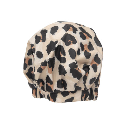 Kitsch Luxury Shower Cap for Women - Reusable Shower Cap for Long Hair with Non Slip Silicon Grip | Waterproof Hair Cap for Shower with One Size Fits Most | Stylish Hair Cover for Shower (Blush Dot)