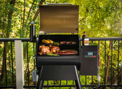 Traeger Grills Pro 575 Electric Wood Pellet Grill and Smoker, Bronze, 572 Square Inches Cook Area, 500 Degree Max Temperature, Meat Probe, 6 in 1 BBQ Grill with WiFi and app connectivity