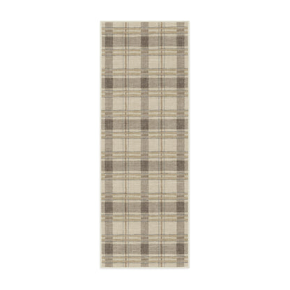 RUGGABLE Winter Plaid Washable Rug - Perfect Holiday Area Rug for Living Room Bedroom Kitchen - Pet &amp; Child Friendly - Stain &amp; Water Resistant - Dress Stewart Tartan Plaid 3&