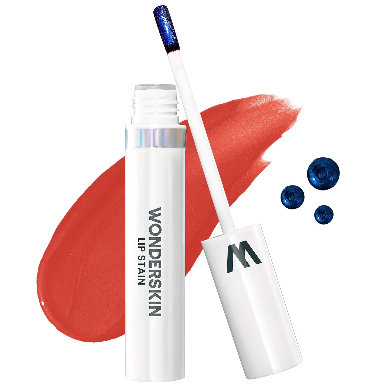 Wonderskin Wonder Blading Lip Stain Masque, Waterproof Nude Lip Stain, Long Lasting Lip Makeup, Transfer Proof Lip TInt, Pink Lip Makeup (XOXO Masque)