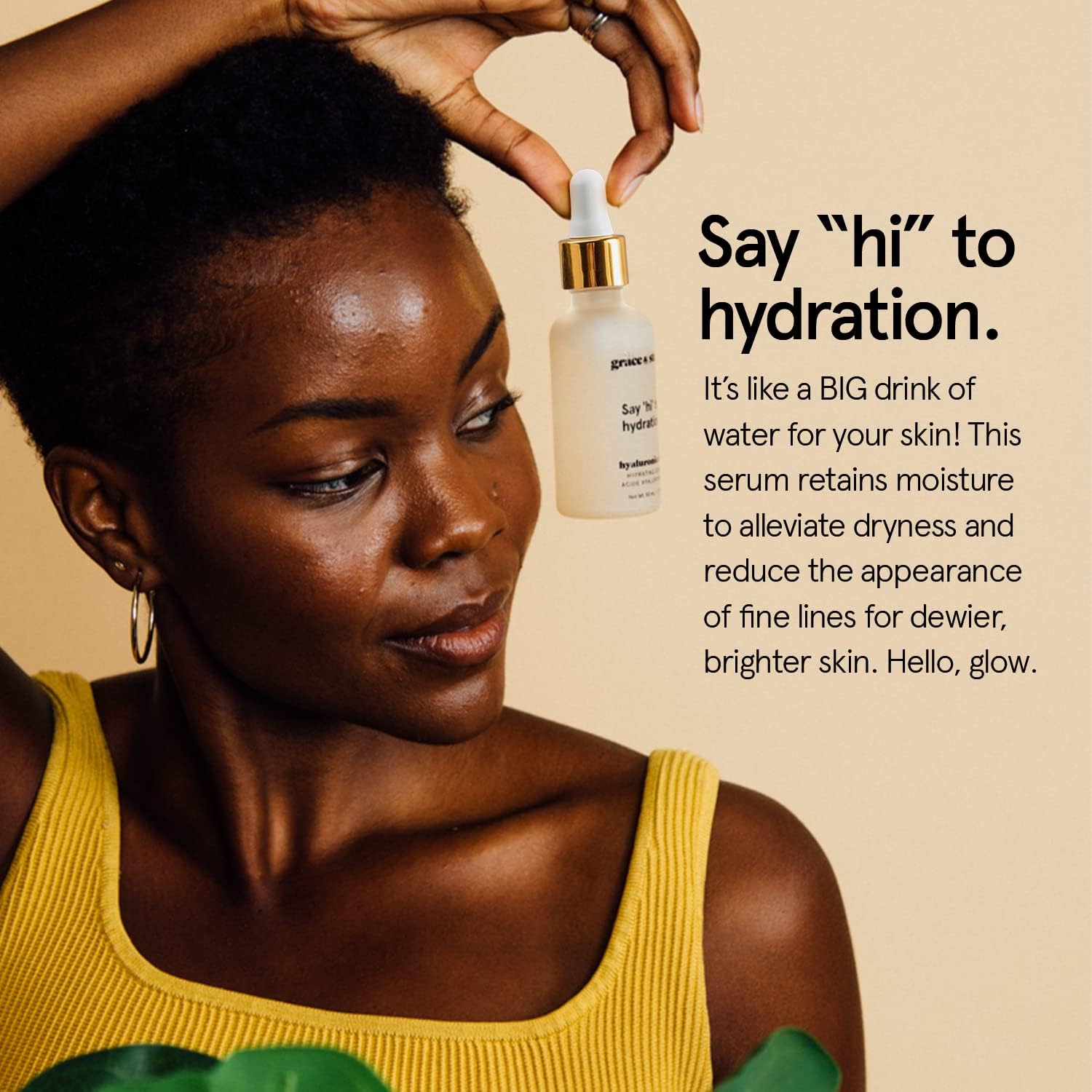 grace &amp; stella Award Winning Hyaluronic Acid Serum (50ml/1.7 fl oz) Hyaluronic Acid Serum for Face