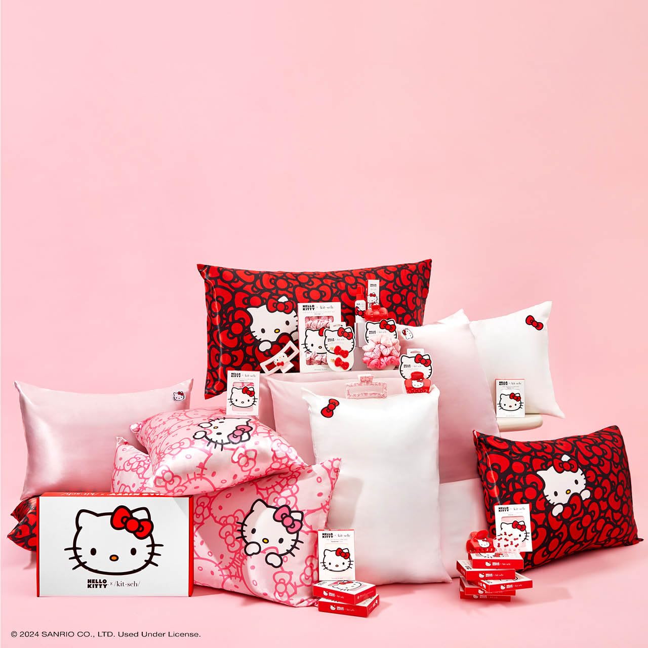Kitsch Satin Pillowcase with Zipper for Hair &amp; Skin, Softer Than Silk Pillow Cases Queen, Smooth Pillow Covers, Machine Washable, Wrinkle-Free, Cooling Satin Pillow Cases Standard Size 19&quot;x26&quot;, Ivory