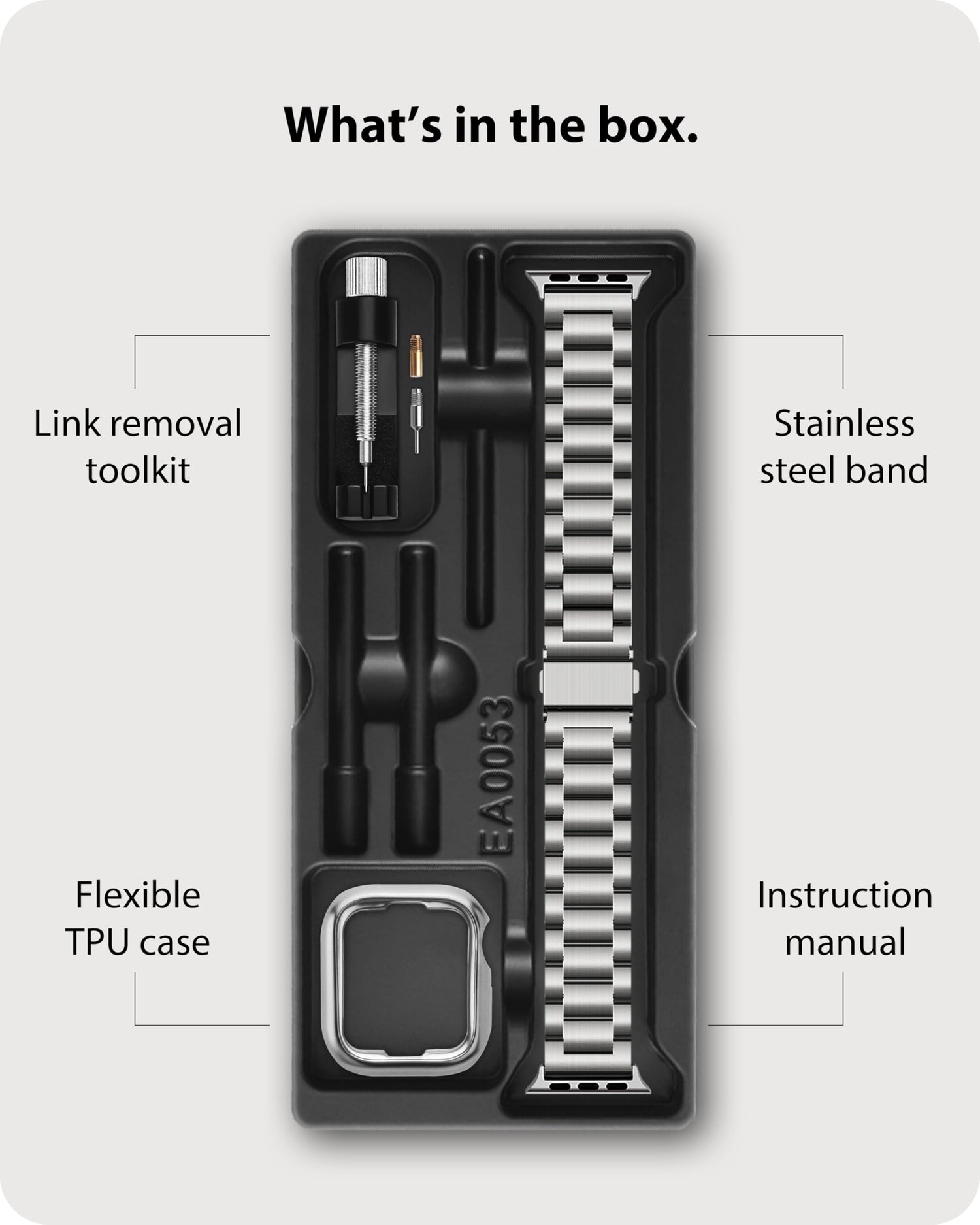 Fullmosa Compatible with Apple Watch Band 49mm 45mm 44mm 42mm 41mm 40mm 38mm, Stainless Steel iWatch Band with Case Compatible for Apple Watch Ultra 2 Ultra Series 10 9 8 7 6 5 4 3 2 1&amp;iWatch SE