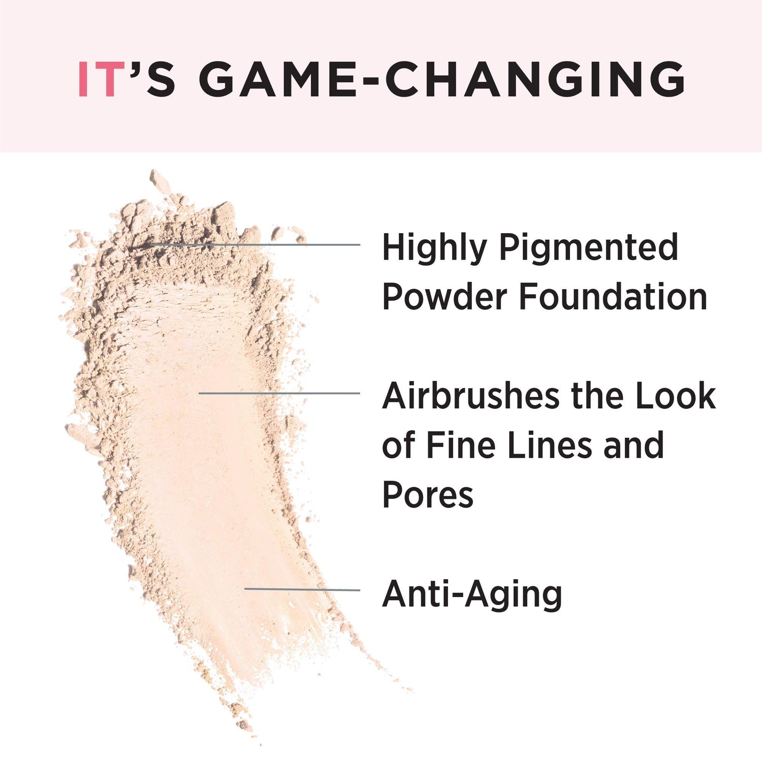 IT Cosmetics Celebration Foundation - Full-Coverage, Anti-Aging Powder Foundation - Blurs Pores, Wrinkles &amp; Imperfections - With Hydrolyzed Collagen &amp; Hyaluronic Acid - 0.3 oz