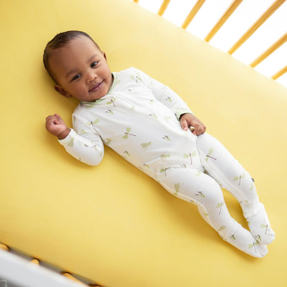 KYTE BABY Unisex Zipper Closure Footies, Rayon Made From Bamboo, 0-24 Months