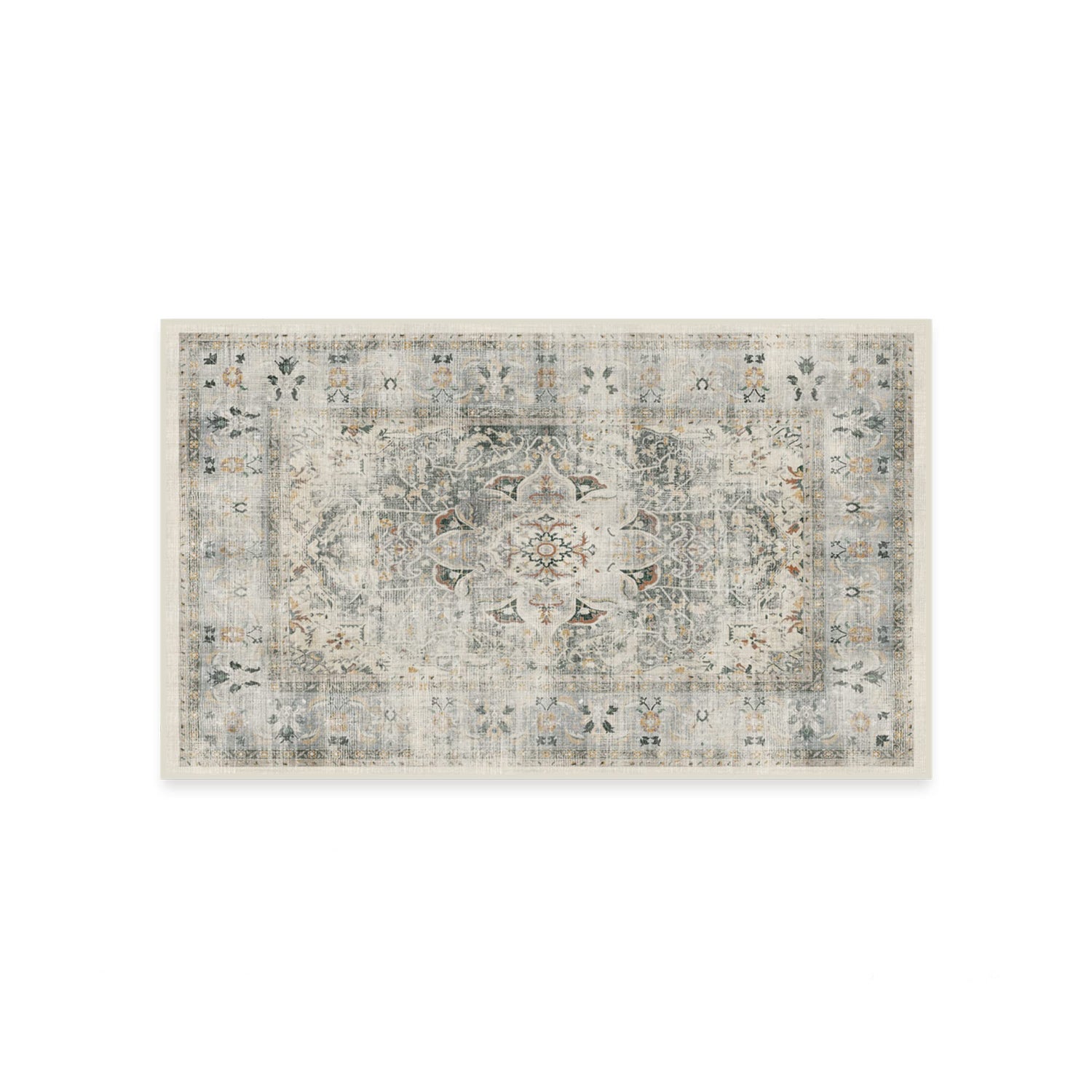 RUGGABLE – Sarrah Blue Quartz – Machine Washable Runner Rug – Pet &amp; Child Friendly – Stain &amp; Water Resistant – Non-Slip – 2.5&
