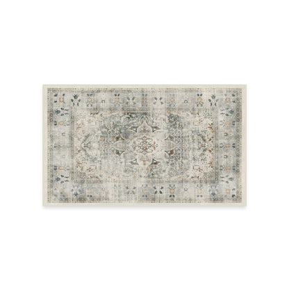RUGGABLE – Sarrah Blue Quartz – Machine Washable Runner Rug – Pet &amp; Child Friendly – Stain &amp; Water Resistant – Non-Slip – 2.5&