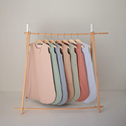 mushie Baby Wearable Blanket | 100% Organic Cotton Muslin | Sleeping Bag for Infants (Natural)
